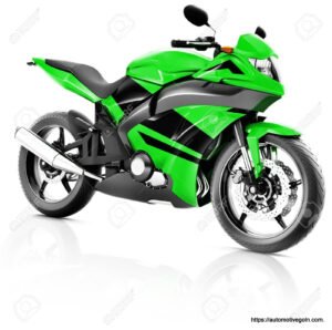 Motorcycle Motorbike Bike Riding Rider Contemporary Green Concept Stock Photo 001 মোটর বাইক এর এনাটমি